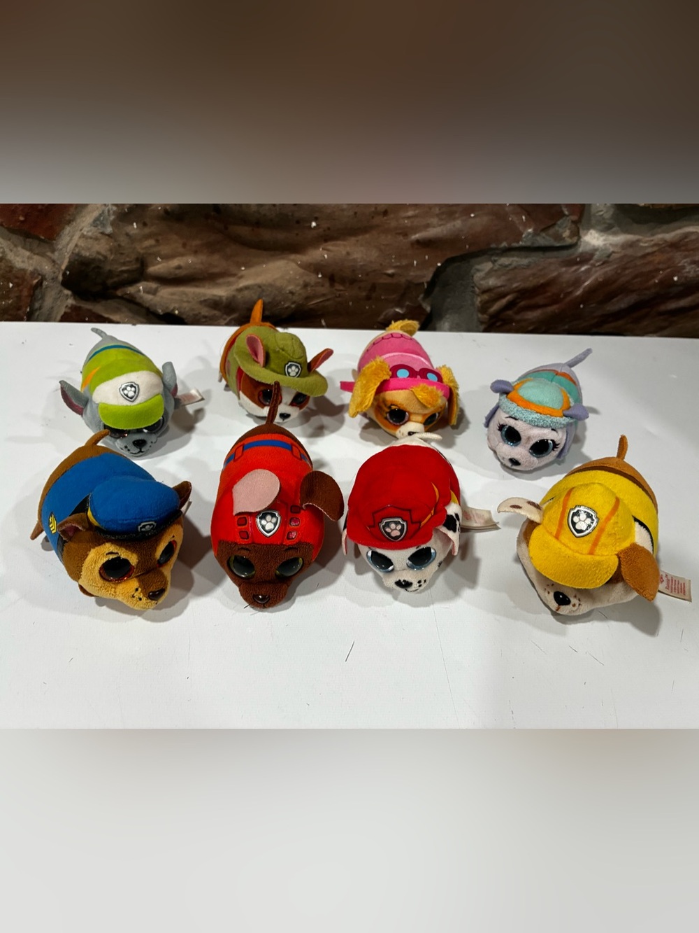 Complete Paw Patrol Set TY Teeny Ty’s Stackable